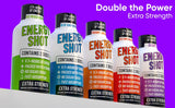 Vitamin Energy detalle del panel nutricional que ayuda a controlar la ingesta de cafeína