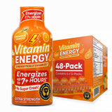 Vitamin Energy botella frontal mostrando diseño y conveniencia
