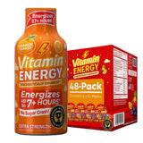 Vitamin Energy pack frontal mostrando las 12 botellas y beneficios sin azúcar