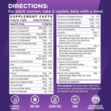 Vitamin World caplet cerca textura clara y fácil de tragar