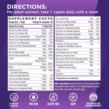 Vitamin World caplet en mano para visual de dosis diaria cómoda
