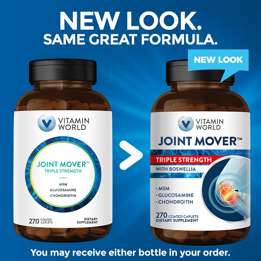 Vitamin World caplets en mano mostrando tamaño práctico y dosificación conveniente