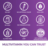 Vitamin World mujer activa en exteriores refleja apoyo a estilo de vida