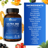 Vitamin World caplet en mano para comparar tamaño y dosificación visual