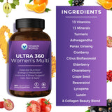 Vitamin World caplet en mano para comparar tamaño y dosificación