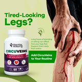 VITAMINS NATURAL CORP etiqueta CircuVeins lista de ingredientes y dosis visible