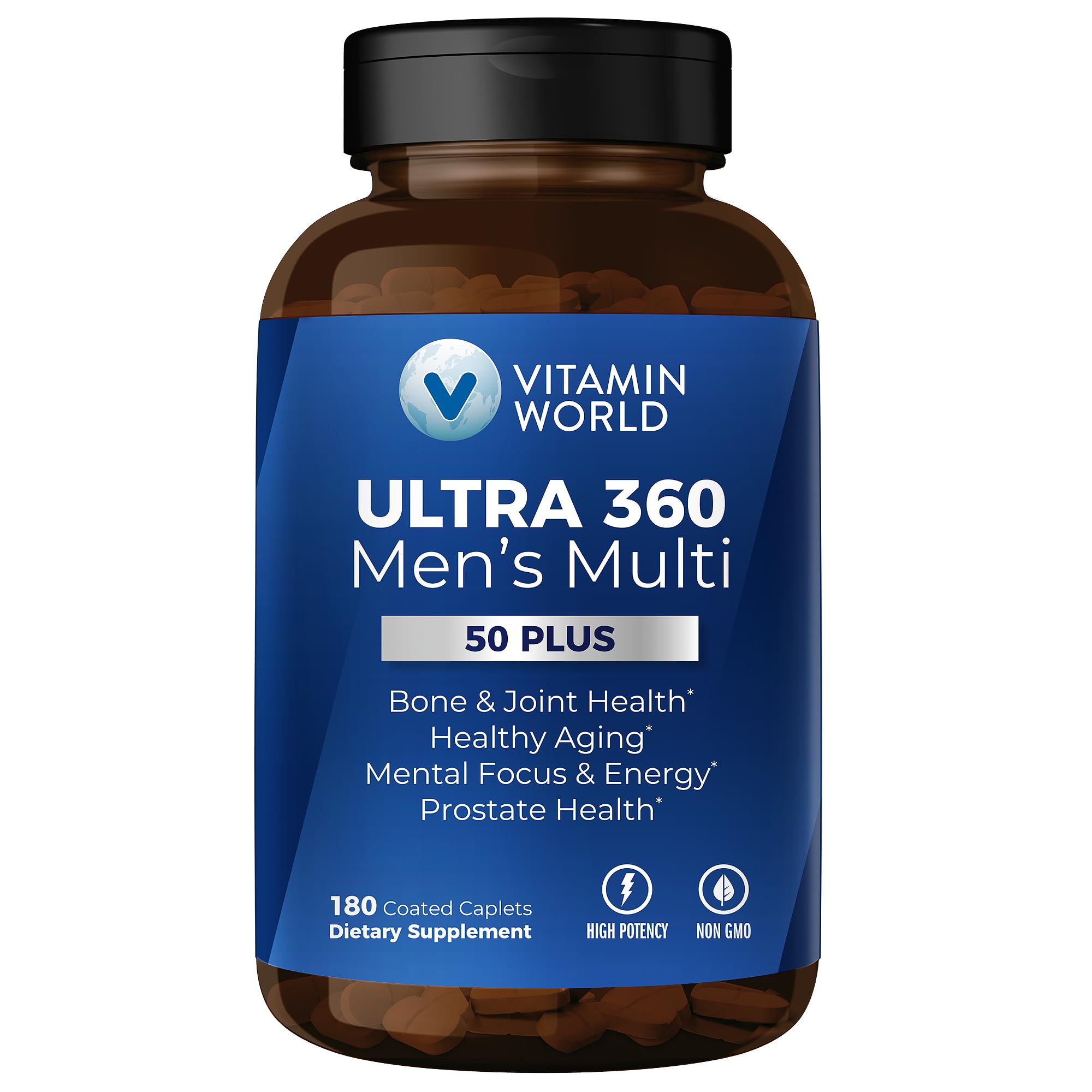 Vitamin World frontal del envase Ultra 360 con información clara y beneficio