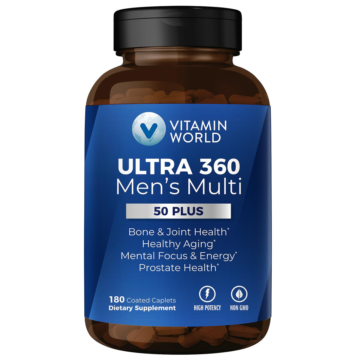 Vitamin World frontal del envase Ultra 360 con información clara y beneficio
