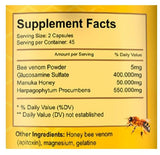 VITAMISAN miel de Manuka y apitoxina en tarro que ilustra origen natural