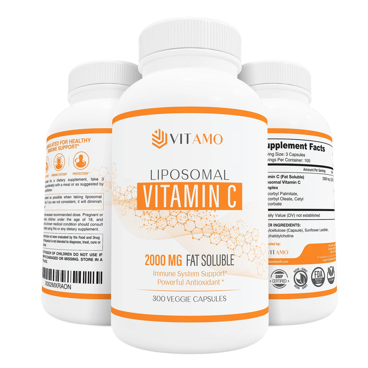 Vitamo frontal del envase mostrando información del producto y beneficio claridad