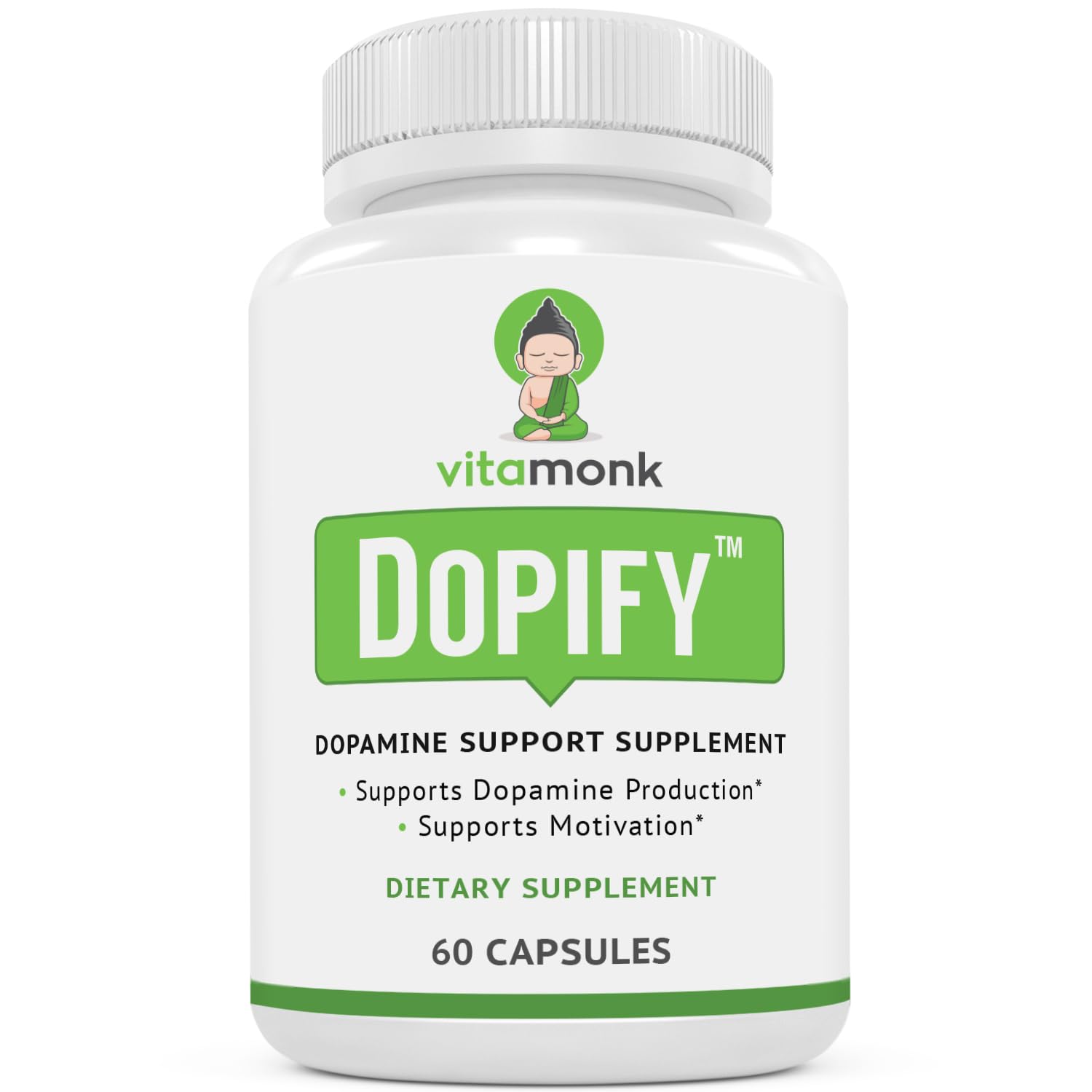 VitaMonk Dopify envase frontal mostrando fórmula sin rellenos para confianza