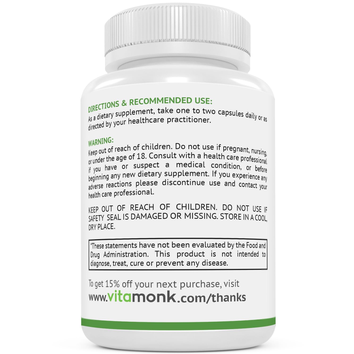 VitaMonk cápsula abierta mostrando contenido concentrado