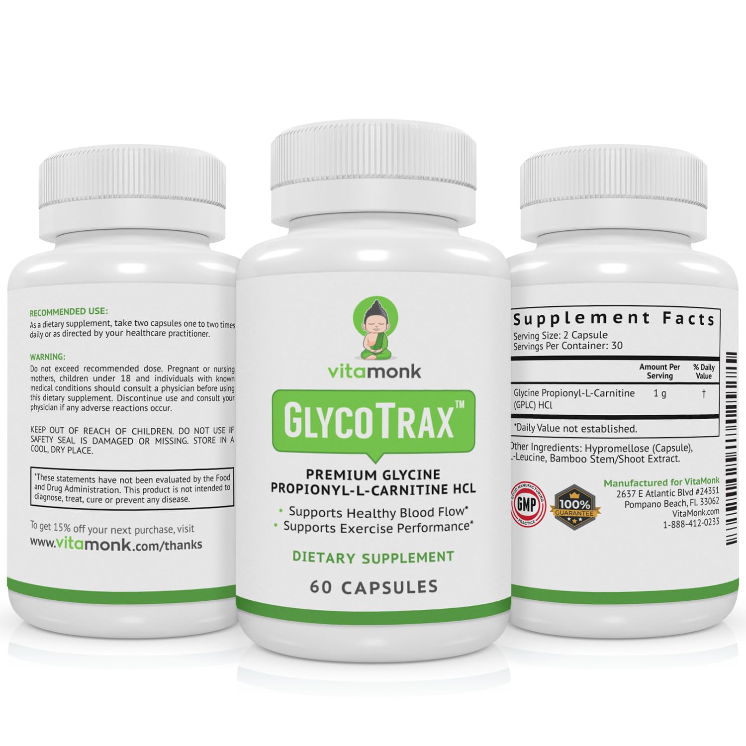 VitaMonk GlycoTrax enfoque en ingredientes GPLC puro y su procedencia