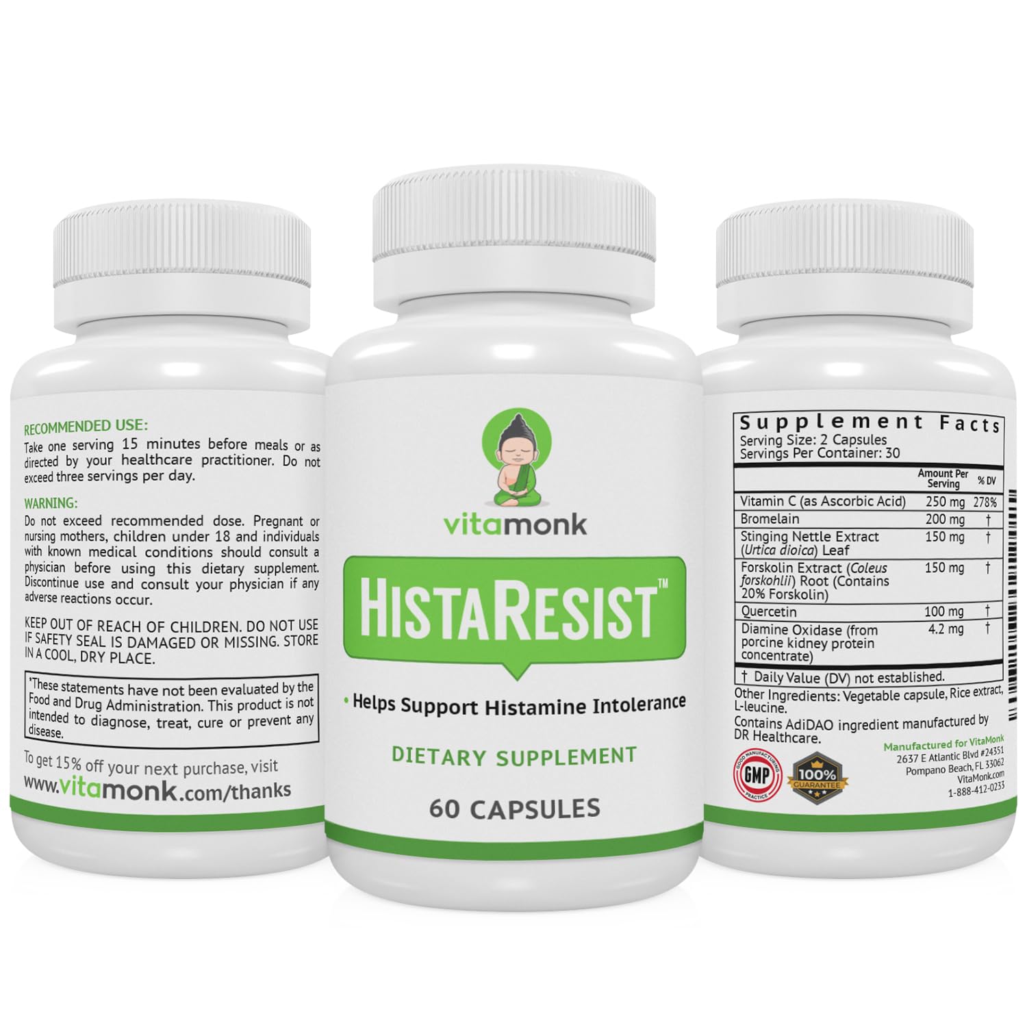 VitaMonk HistaResist en escena de desayuno para estilo de vida y bienestar diario