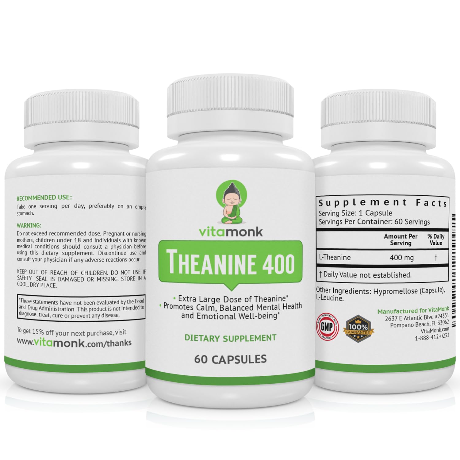 VitaMonk ingredientes naturales resaltando origen no-GMO y calidad