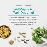 Vitanica etiqueta nutricional legible con información del extracto