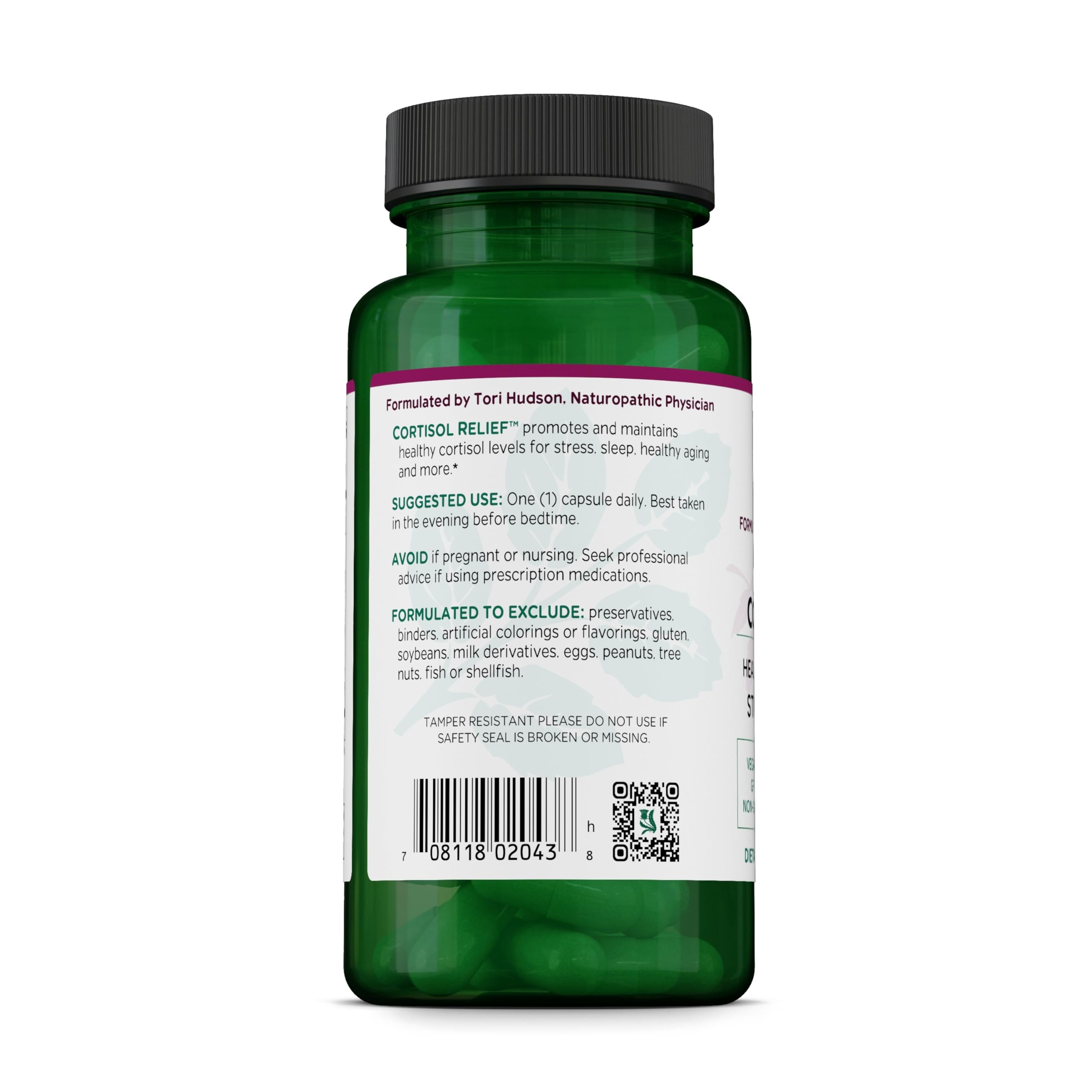 Vitanica ingredientes Relora y adaptógenos que ayudan al estrés