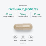 Vitanica ingredientes hierbas (ortiga, diente de león), soporte mineral natural