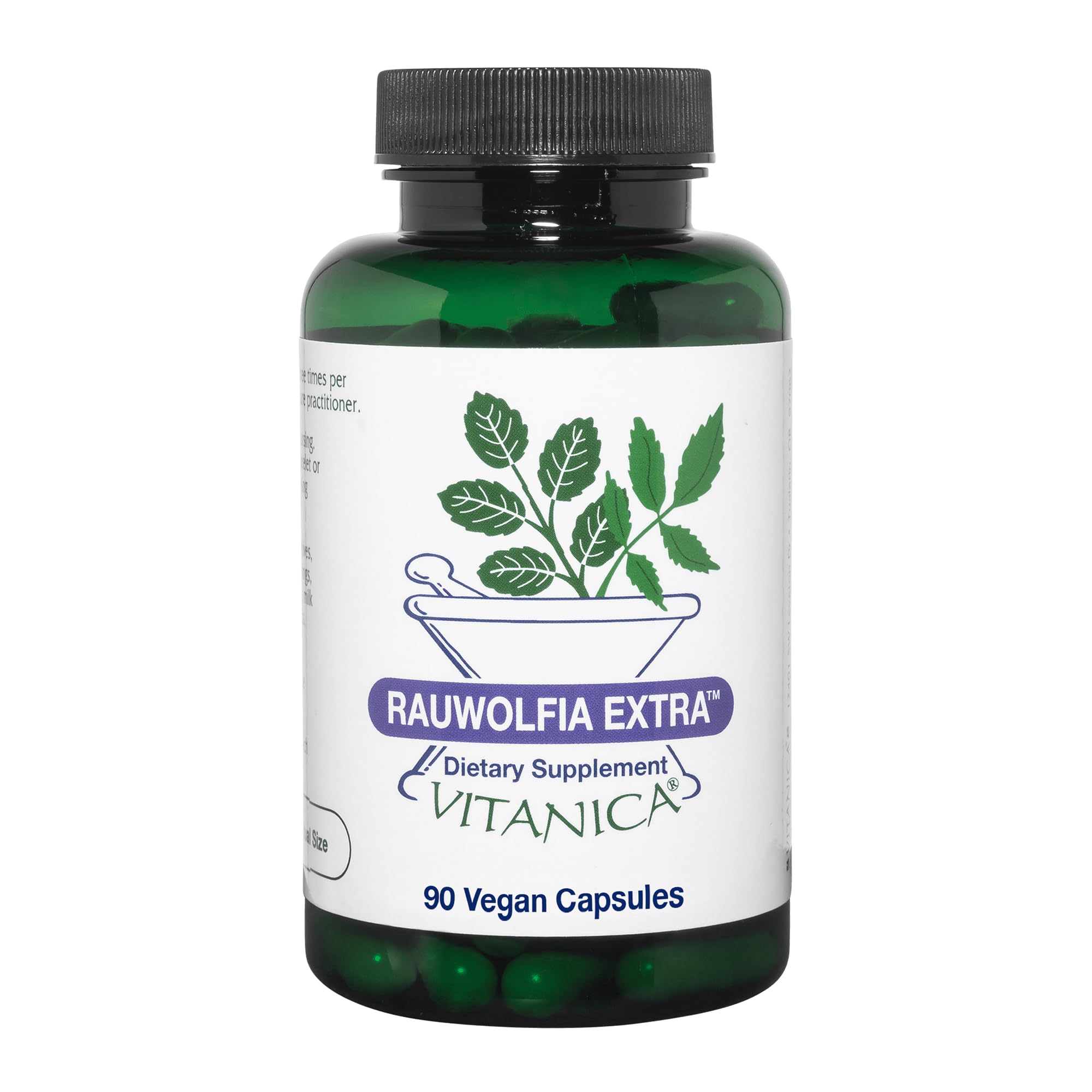 Vitanica frasco frontal mostrando etiqueta y beneficio cardiovascular