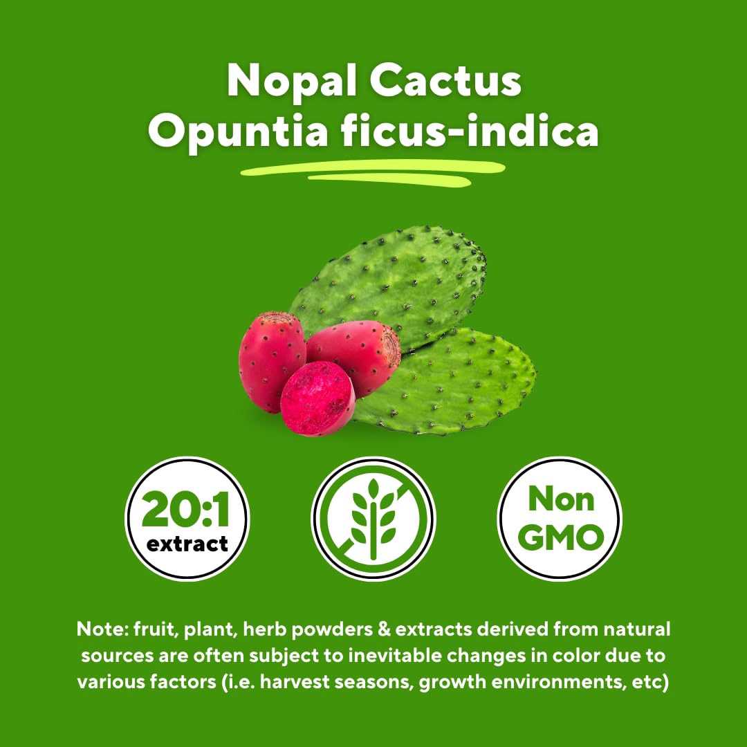 Vitapia nopal fresco como ingrediente, origen natural y antioxidante