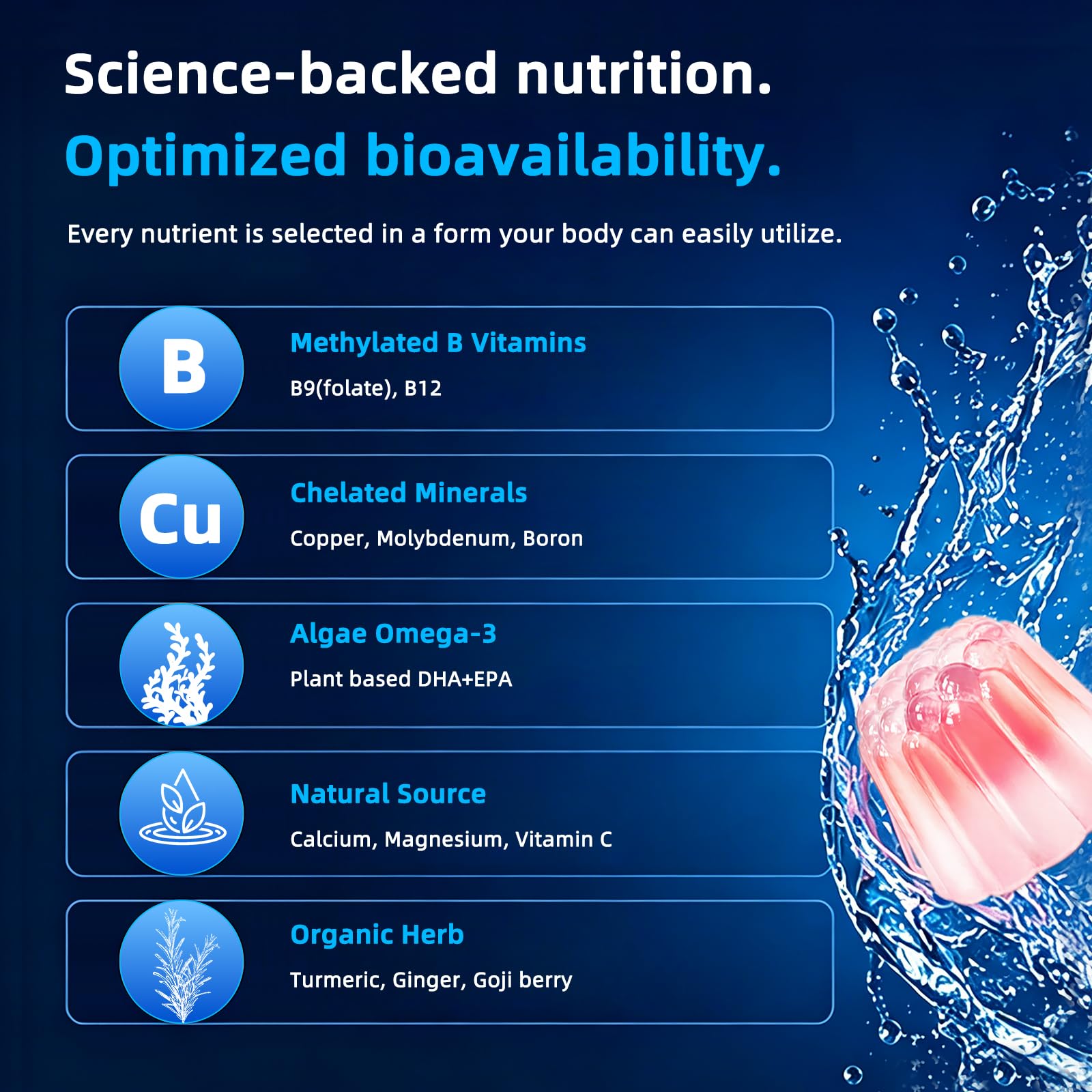 VITARENEW etiqueta nutricional en close‑up mostrando detalles
