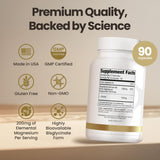 VITASEI etiqueta de ingredientes que muestra magnesio elemental y calidad