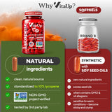 VitaUp etiqueta en detalle con lista de ingredientes y calidad vegetal