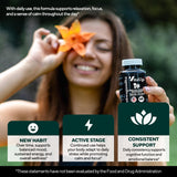 VitaUp comparación de escala para ver tamaño real de cápsula