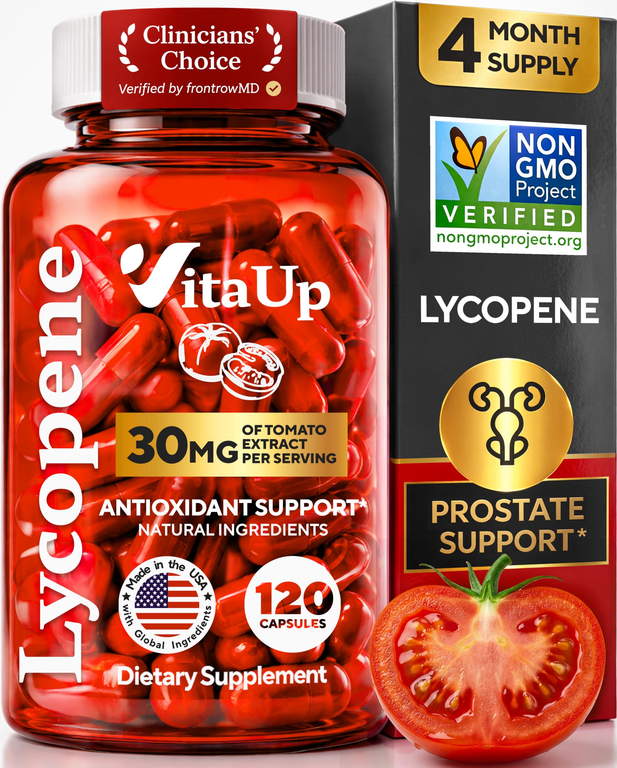 VitaUp bote frontal mostrando etiqueta clara y beneficio antioxidante
