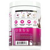 Cucharada de Vitauthority Collagen Peptides lista para medir una porción