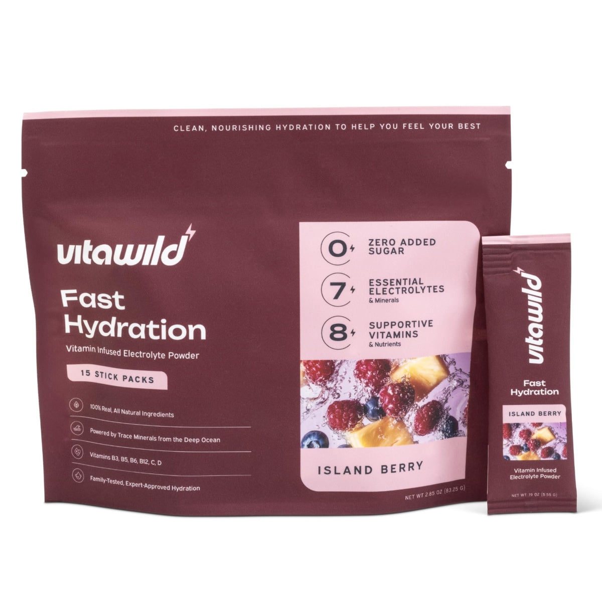 VitaWild envase frontal mostrando diseño y beneficios claros