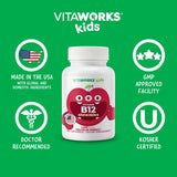 VitaWorks botella abierta con tabletas listas para uso diario conveniente