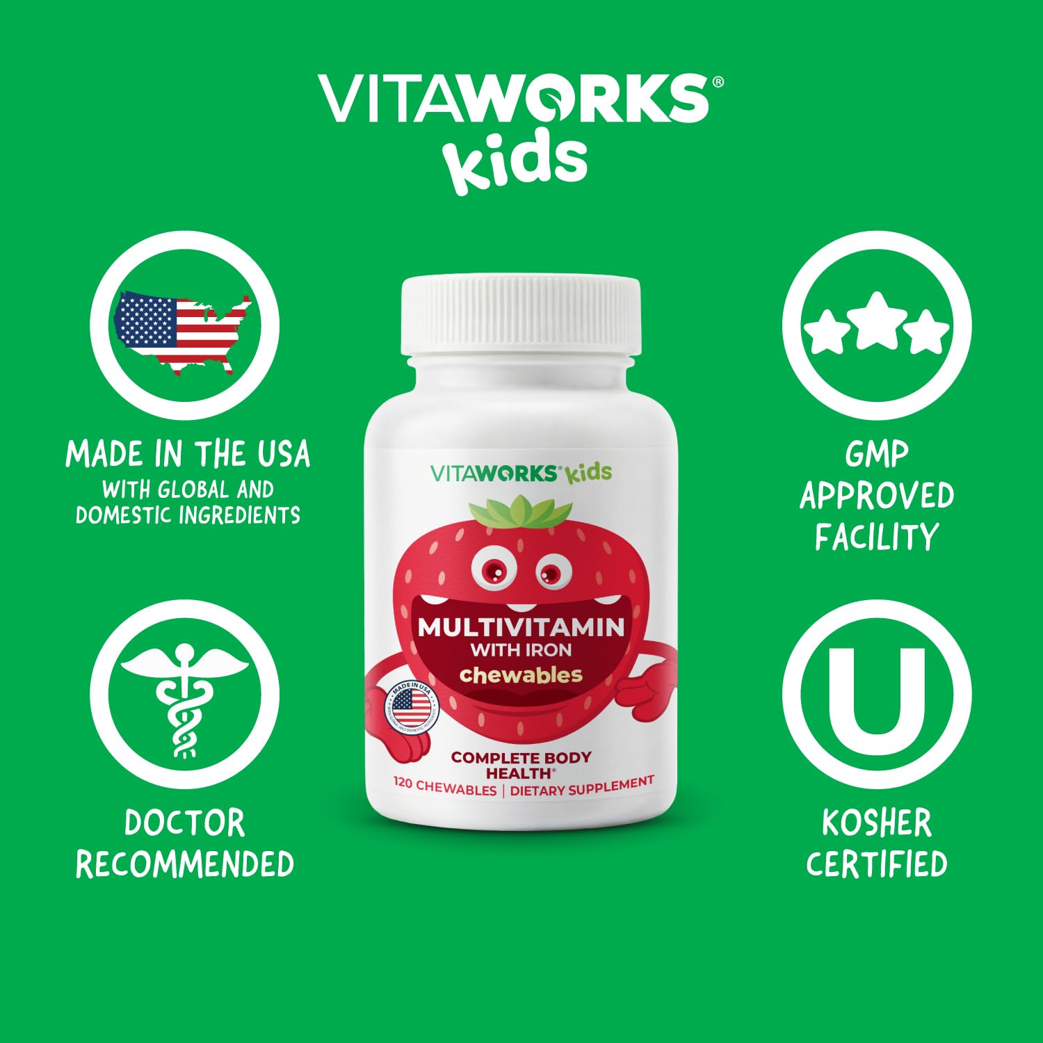 VitaWorks frasco abierto con tabletas que facilita almacenamiento y acceso