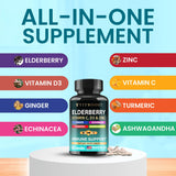 VITBOOST etiqueta nutricional con cantidades de vitamina C, D y zinc