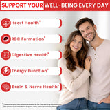 VITBOOST etiqueta con lista de B vitaminas y calidad de fabricación