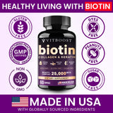 VITBOOST detalle de ingredientes como queratina y colágeno para fortaleza