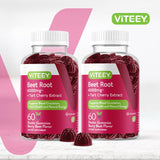 Viteey textura de una gominola; apariencia masticable y sabor berry-beet apetecible