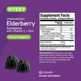 Viteey etiqueta con ingredientes y dosificación clara para toma segura