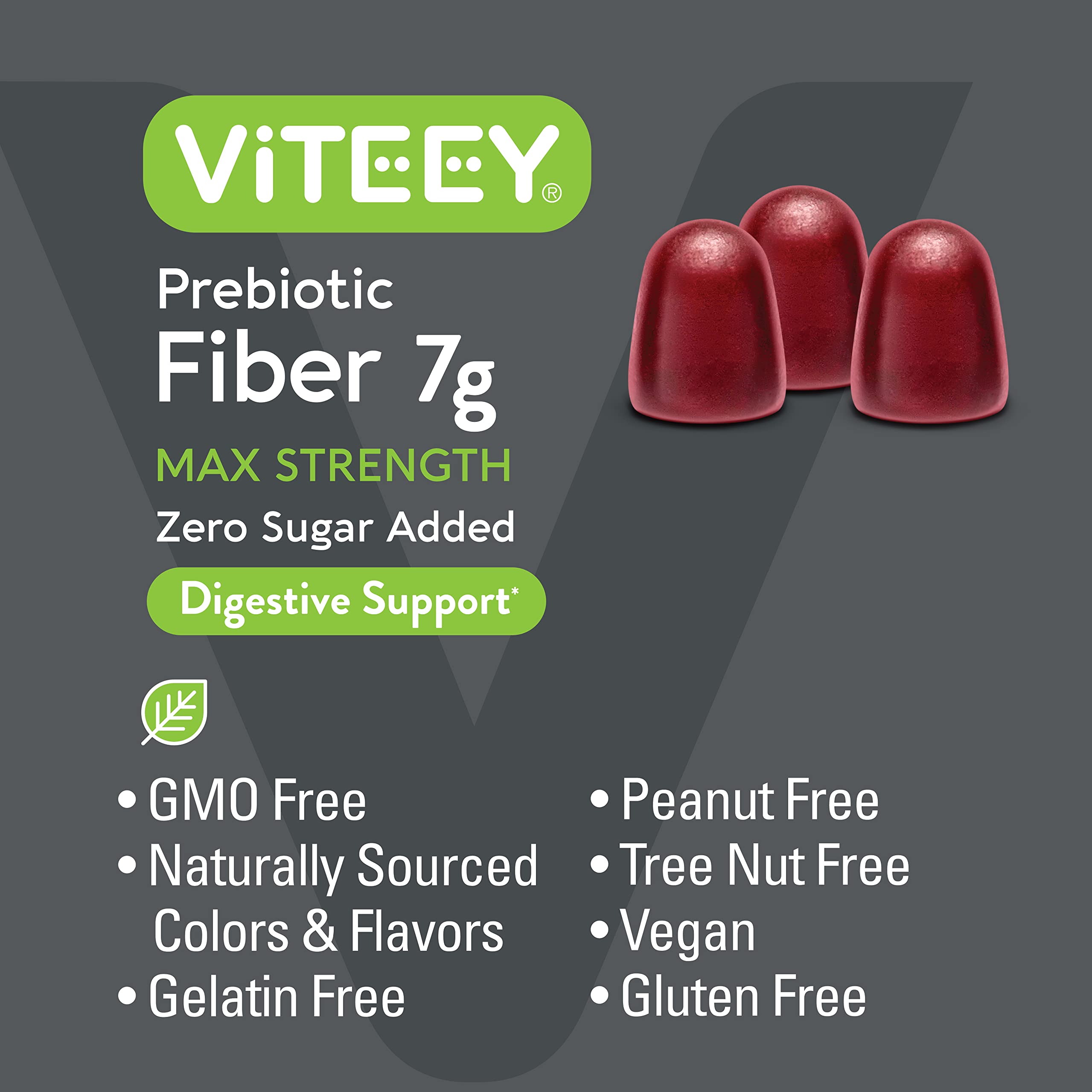 Viteey etiqueta ingredientes resaltando formulación vegana y libre de alérgenos