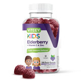 Viteey envase frontal de Sambucus con diseño claro y cantidad útil