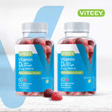 Viteey gomita en primer plano mostrando textura y atractivo de sabor