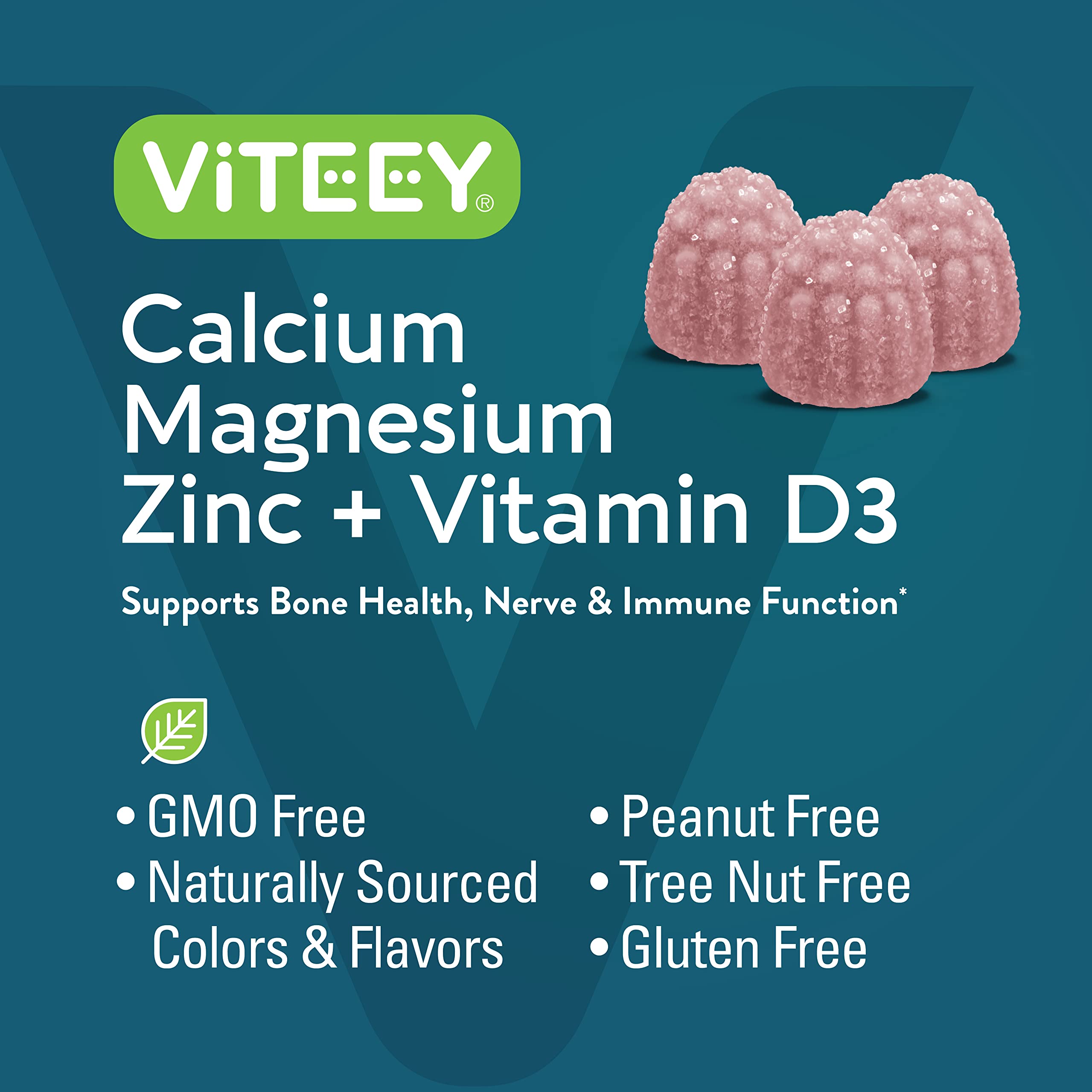 Viteey etiqueta con ingredientes naturales enfatizando calidad y pureza