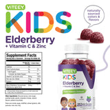 Viteey ingredientes: saúco, vitamina C y zinc en presentación clara