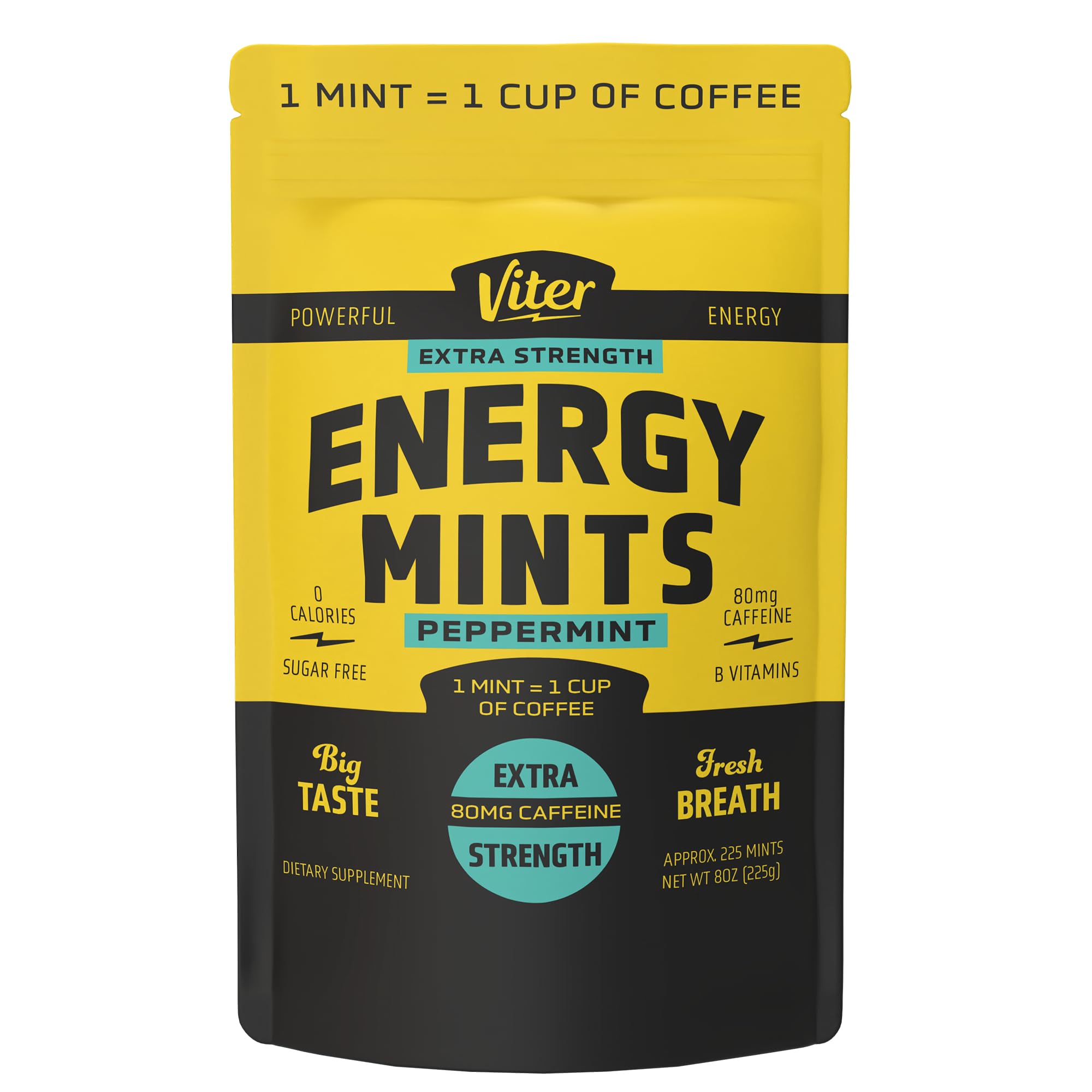 Viter Energy bolsa frente mostrando diseño y conveniencia