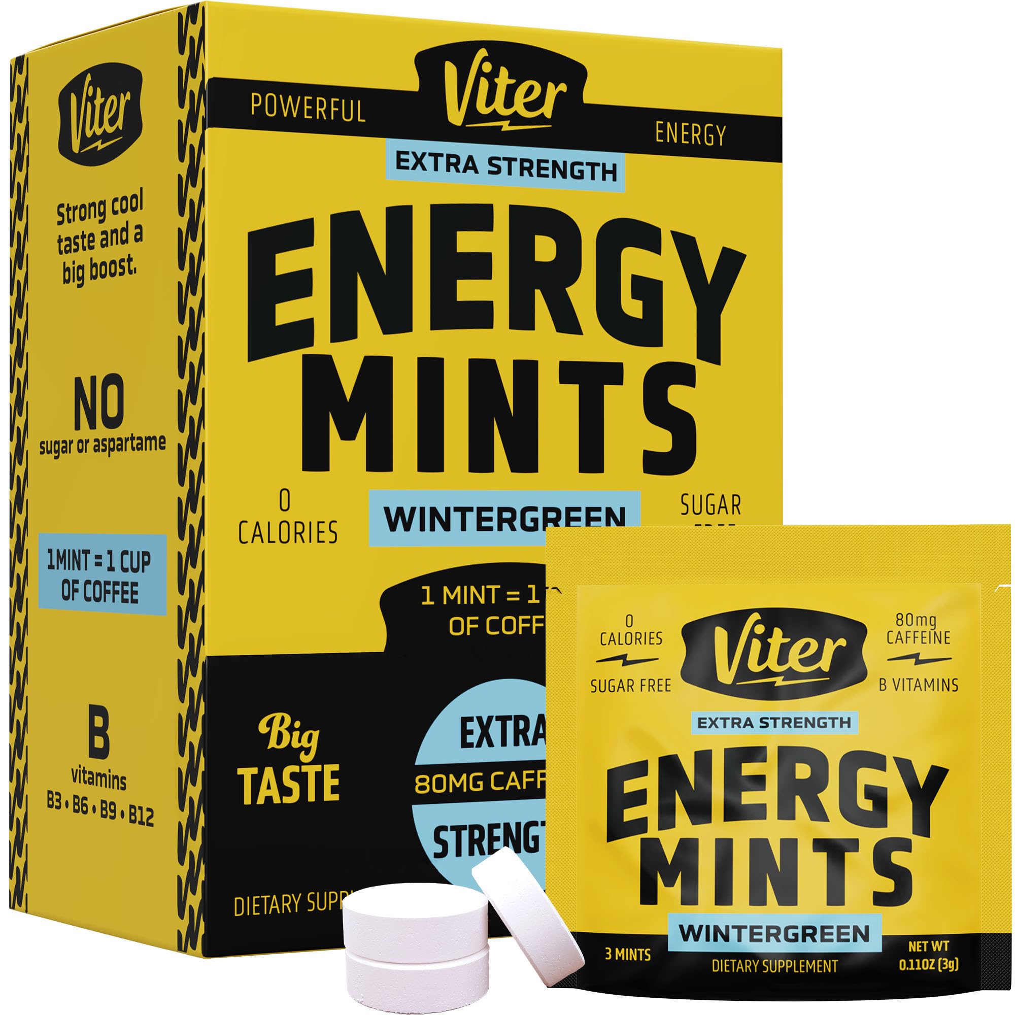 Viter Energy frente del empaque mostrando cantidad y sabor refrescante