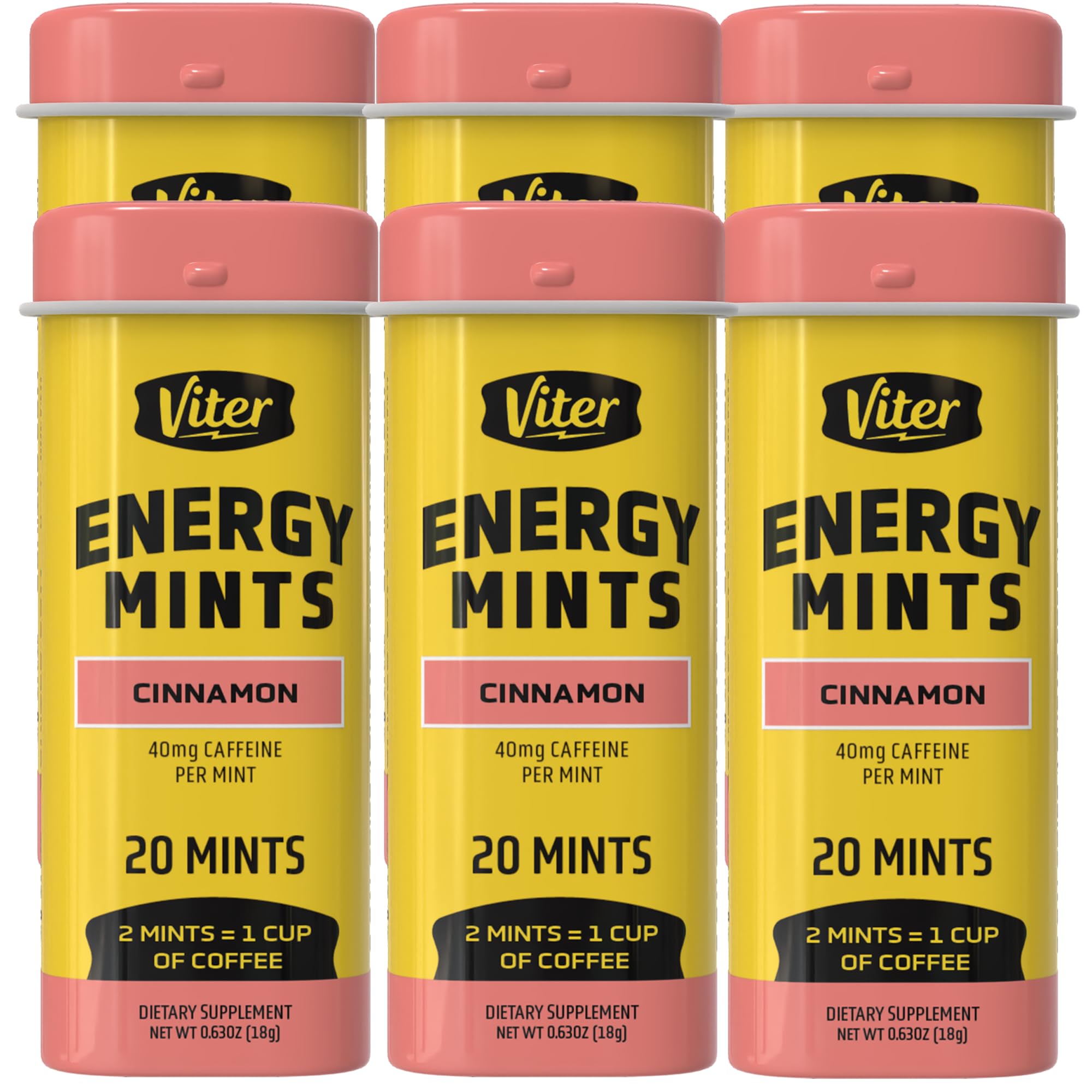 Viter Energy lata frontal con sabor canela y acceso rápido