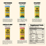 Viter Energy etiqueta con información de vitaminas y sin azúcar