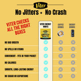 Viter Energy sobre abierto con tres mints, práctico y portátil