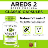 Viteyes etiqueta con información nutricional y beneficios visibles