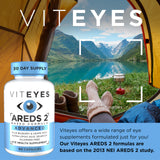 Viteyes etiqueta informativa con ingredientes y dosificación visible